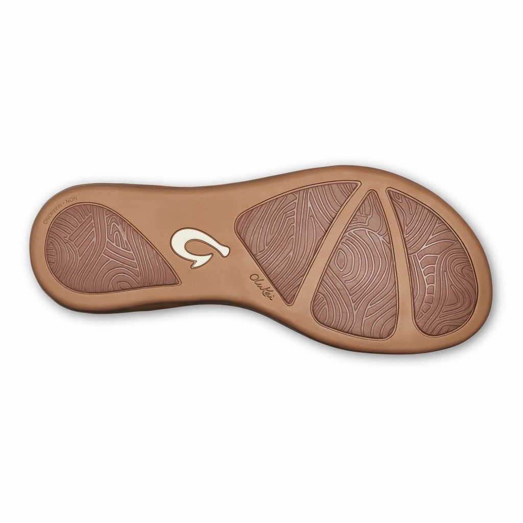 Sandalias Olukai ‘Aukai - Chanclas Mujer Cafes 20045-792